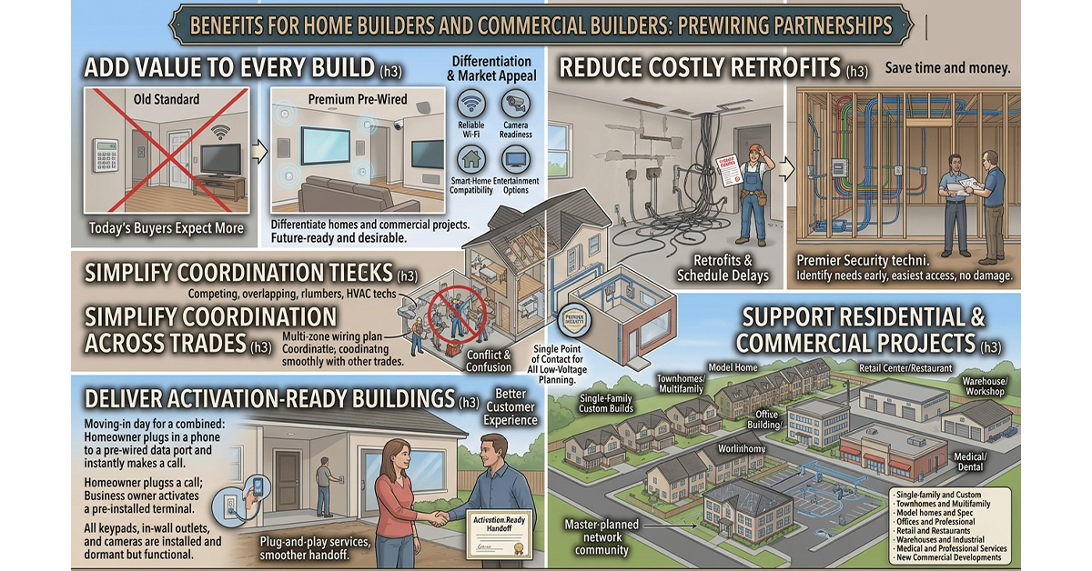 the benefits of pre-wiring for builders and commercial builders