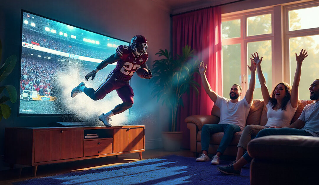 Feel like you are in the football game this season when you choose Premier Security for your tv sales, tv mounting, home theater, and multi-sport simulator