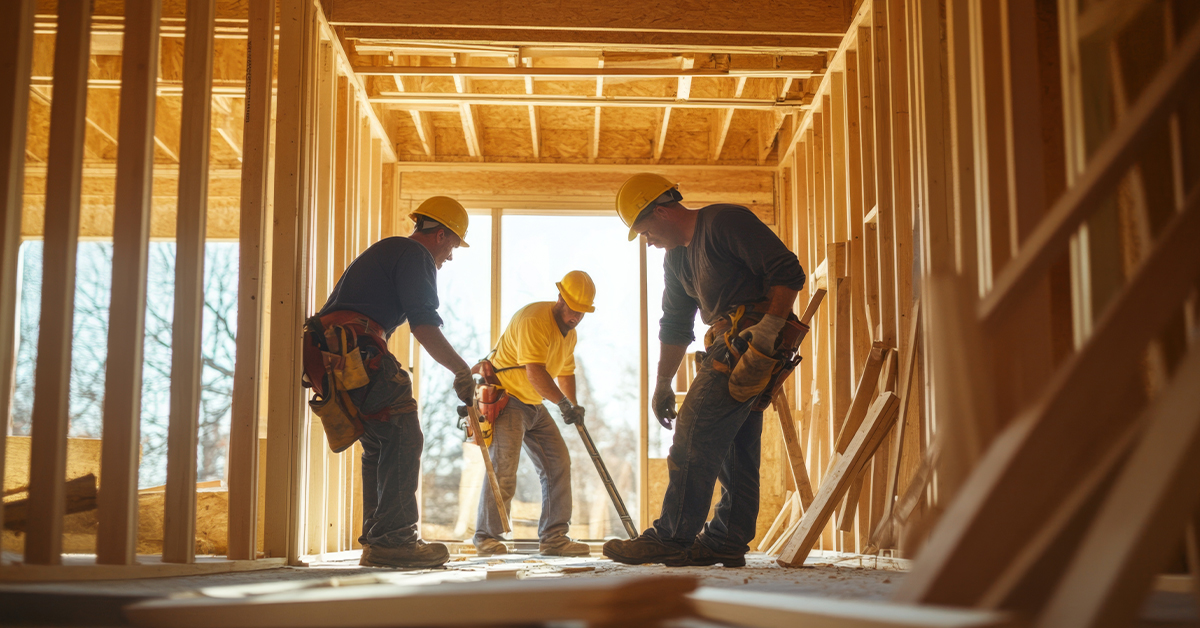 simplify coordination amoung trades when you prewire new builds